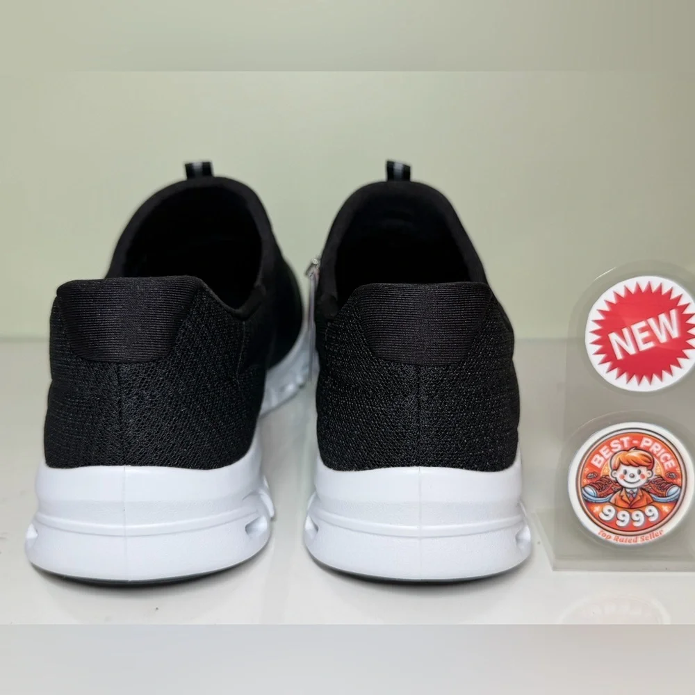 Skechers - Size 8.5 Wide - Glide-Step - Resilience Pull on Black - New - Picture 5 of 9